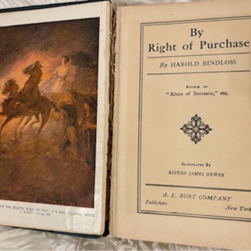 By Right Of Perchase w/ 100 year old hand written message